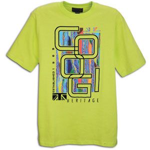 Coogi Heritage S/S T Shirt   Mens   Casual   Clothing   Lime