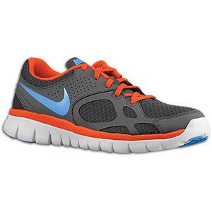 Nike Flex Run   Womens   Running   Shoes   Dark Grey/Bright Crimson