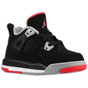 Jordan Retro 4   Boys Toddler   Basketball   Shoes   Black/Cement