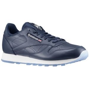 Reebok Classic Leather Ice   Mens   Running   Shoes   Navy/White