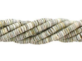 Heishi Shell Beads   Green Oyster Strand Arts, Crafts
