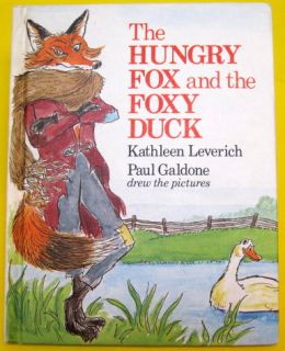 The Hungry Fox and The Foxy Duck VG HB Parents Magazine Press Leverich