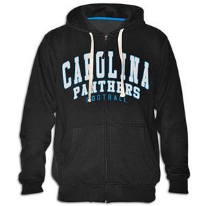 III NFL Team Full Zip Hoodie   Mens   Carolina Panthers   Black