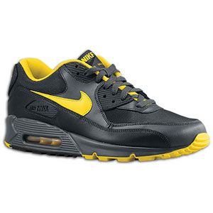 Nike Air Max 90   Mens   Running   Shoes   Anthracite/Speed Yellow