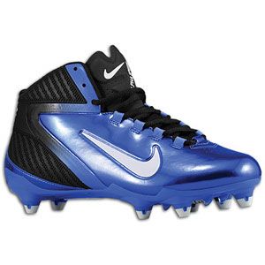 Nike Alpha Speed D 3/4   Mens   Football   Shoes   Black/White