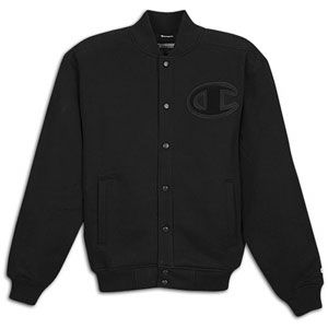 Champion Super Letterman Jacket   Mens   Casual   Clothing   Black
