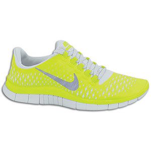 Nike Free Run 3.0 V4   Womens   Running   Shoes   Volt/Reflect Silver
