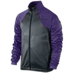 Nike Kobe System Fleece Jacket   Mens   Anthracite/Court Purple/Vivid