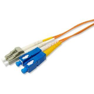  Duplex Fiber Optic Patch Cable (50/125)   LC to SC Electronics