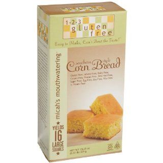 123 Gluten Free, Southern Style Corn Bread Mix, 13.23 ounce Boxes