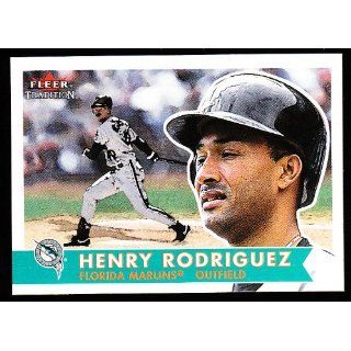  Henry Rodriguez 2001 Fleer Tradition MLB Card #123