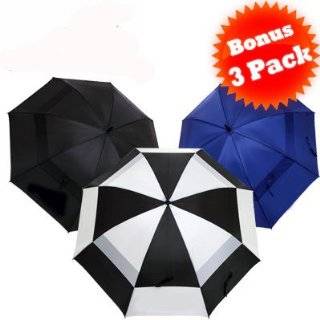 Forgan 60 Inch Double Canopy (3 Pack of New Golf Umbrellas)