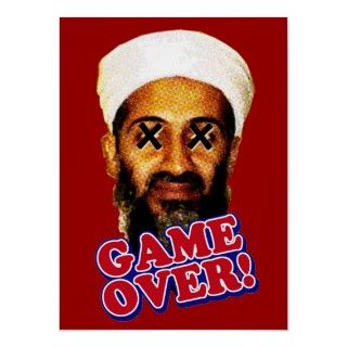 Osama Bin Laden is dead Justice has finally been served. Game Over