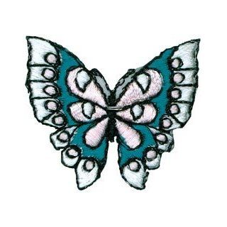  On Appliques Mosaic Butterfly A 123; 6 Items/Order