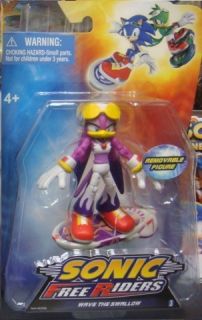 Sonic The Hedgegog 3 Sonic Free Riders Figure Wave The Swallow 65506