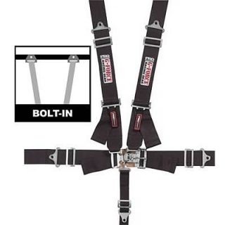 Force 5 Point Latch Racing Seat Belt Harness SFI 16 1 Black