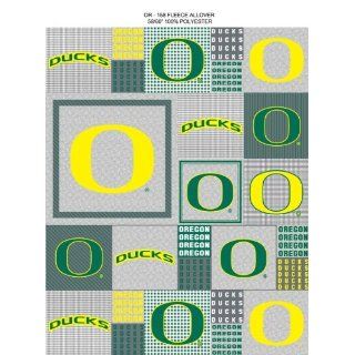 College Grey University of Oregon Ducks Grey Patchwork Print Fleece
