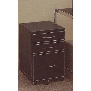CONTEMPORARY STYLE FILE CABINET WITH CHROME TUBING Home