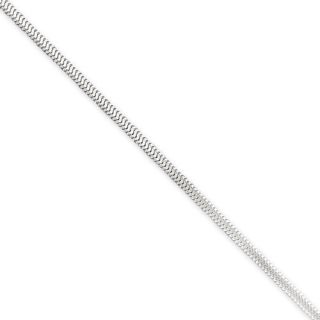 Sterling Silver 2mm Flat Diamond cut Snake Chain Length 24 Jewelry