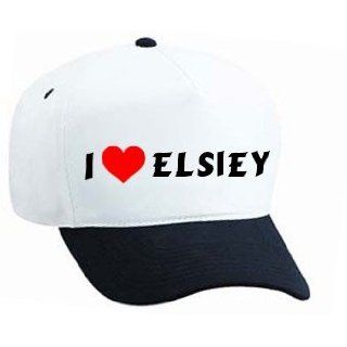 Baseball Cap with I Love Elsiey