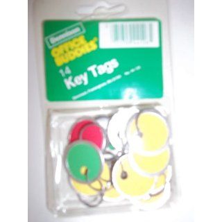  14 Key Tags, No. 44 126, Red, Green, Yellow and White