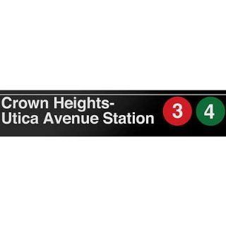 Crown Heights  Utica Avenue New York/NYC Subway/4 Sign