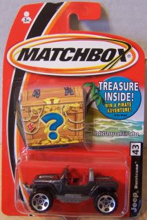 Ctd Matchbox 2005 Treasure 043 Jeep Hurricane Grey Treasure