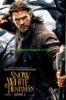 Snow White and The Huntsman Movie Poster Original SS 27x40 Chris