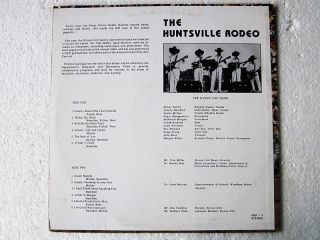 Wynne Band Huntsville Rodeo Behind The Walls LP Private Outlaw Country