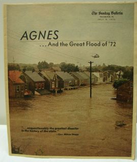 Hurricane Agnes Pennsylvania Flood 1972 Susquehanna River