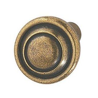 Hafele 134.27.186 Traditional Zinc Knob, Antique Brass