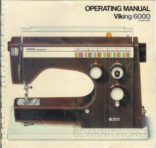 Viking Husqvarna 6440 Sewing Machine Manual CD