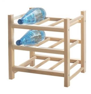  Wine Rack Solid Wood Extendable Holder Bar Storage Hutten New