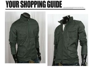 DK Shop PU Coating Waterproof Cotton Twill Windbreaker Jacket Coat J01