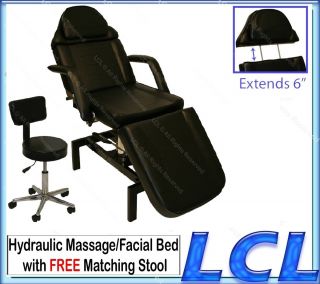 HYDRAULIC FACIAL MASSAGE TABLE BED CHAIR TATTOO BEAUTY BARBER SALON