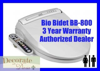   BB 800 ELONGATED Electronic Heated Toilet Seat Jet Wash Hygiene New