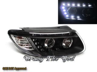 SANTA FE 2006 2011 LED Brow Projector R8 Look Projecror Headlight