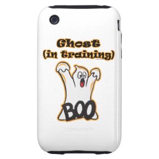 Cute Halloween Holiday Boo Ghost in Training iPhone 3 Tough Case