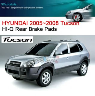 Hyundai 2005 2008 Tucson Sangsin Hi Q Rear Brake Pads Car Vehicle