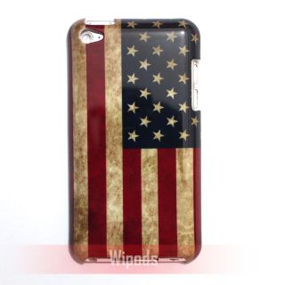 US United States USA National Flag Case Cover for iPod Touch 4 4th