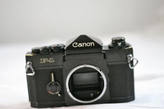 1975 Serial 280056 Canon F1 F 1 Black 35mm Film SLR Camera Body Only w