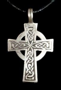 Celtic Knot Cross of Iona Pendant Amulet Necklace Jewelry