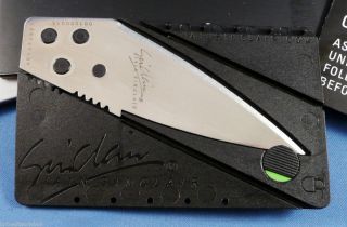 Iain Sinclair Cardsharp2® Credit Card Sized Folding Knife (Silver