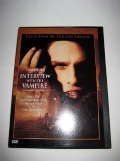 Interview with The Vampire DVD Movie Tom Cruise Brad Pitt Anne Rice