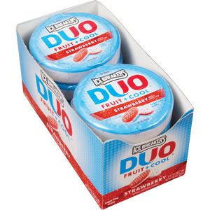 X16 Ice Breakers Duo Strawberry Sugar Free Mints 1 6 Ounces Each