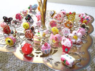 Kawaii Lolita Candy Cake Cookie Pastry Ice Cream Ring