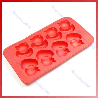 Cute Silicone Duck Shaped Ice Cube Trays Ice Mold Maker