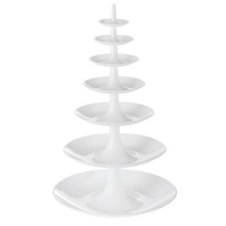 Koziol White Babell XL 7 Tier Stackable Cupcake Cake Stand 3184525