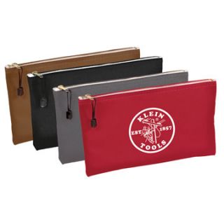 Klein Tools 5141 Zipper Bags Canvas 4 Pack