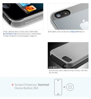 SPIGEN SGP Ultra Thin Air Case Soft Clear Screen Film for Apple iPhone